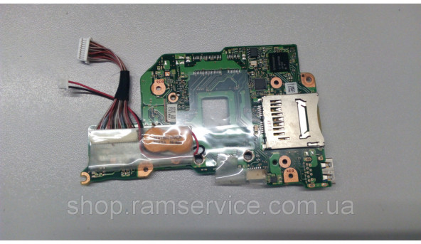 Плата з роз'ємами USB та Card Reader, для ноутбука Toshiba Tecra R840-10Z, FAL4SD1, б/в
