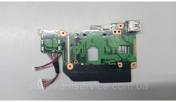 Плата з роз'ємами USB та Card Reader, для ноутбука Toshiba Tecra R840-10Z, FAL4SD1, б/в - 296906
