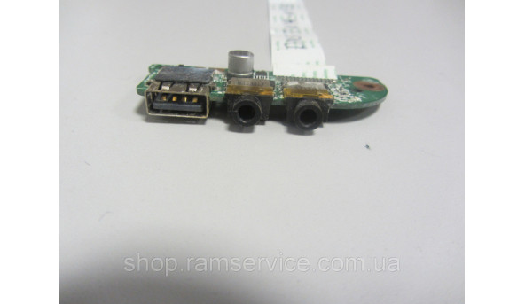 Плата USB, аудіо вихід для ноутбука DNS TWH-N12E, *DA0TWHTB6E0, б/в