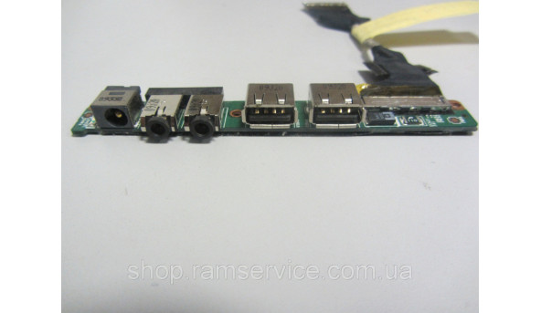 Роз’єм живлення,плата USB, аудіо вихід для ноутбука Medion MD98150, S3211, MS-1352N в хорошому стані, без пошкоджень.