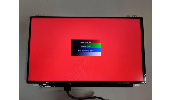 Матриця AU Optronics, B156HTN03.3, 15.6", 40-pin, LCD, FHD 1920x1080, slim,  б/в,  Є малопомітні засвіти, присутні сліди від клавіатури (фото)