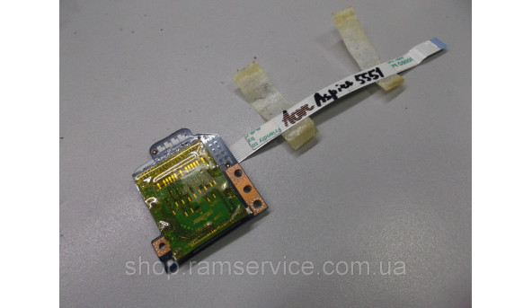 Плата Card Reader для ноутбука Acer Aspire 5551 eMachines E640 LS-5896P б/в