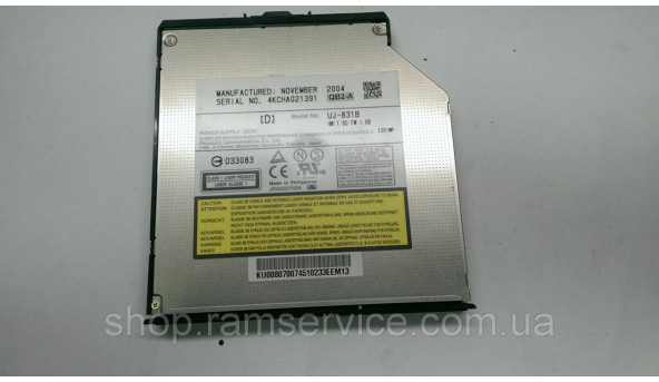 CD / DVD привод UJ-831B для ноутбука Acer TravelMate 4500, б / у - 297032