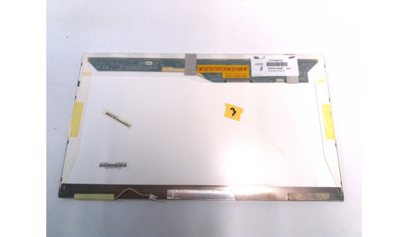 Матриця для ноутбука Samsung, LTN184KT01-A01, 18.4", 1680x945, 30 pin CCFL screen, Б/В, Блимає (мегает), бита справа.