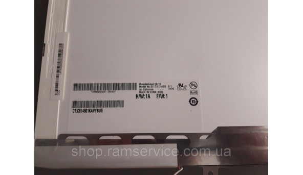 Матрица AU Optronics B154EW08 V.1 15.4 "CCFL 1280x800, б / у - 297148