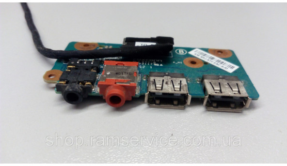 Usb плата, и аудио разъем для ноутбука Sony Vaio PCG-81212M, 1P-109BJ01-8011, б / у