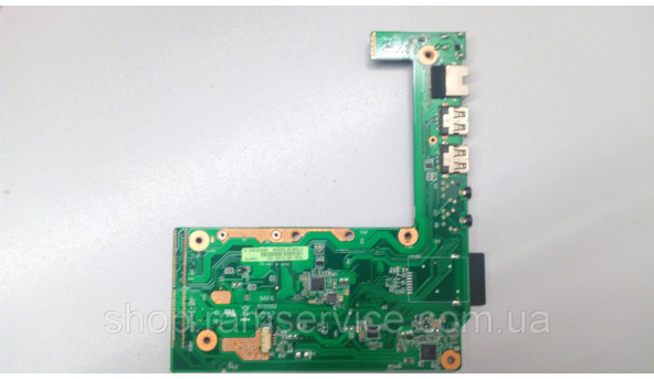 Додаткова плата, USB роз'єм, WLAN роз'єм, CARD RIDER, AUDIO роз'єм, та роз'єм живлення, для ноутбука Asus UL30, б/в - 297202