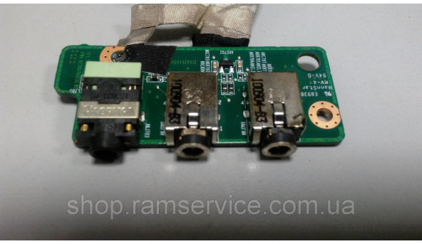 Плата аудіо для ноутбука Medion MD98470, *PWA-9270D/AUDIO, б/в