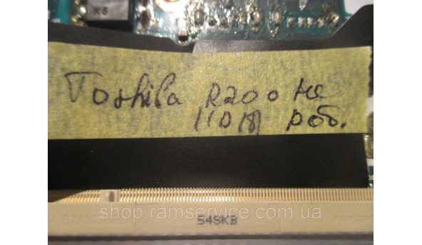 Материнська плата Toshiba Portege R200, SL89P, Intel Pentium M 753, б/в
