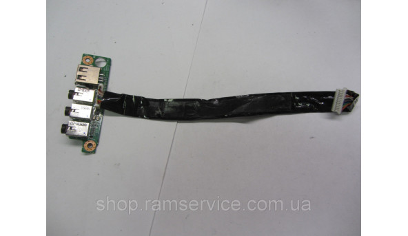 Роз’єми audio, USB для ноутбука Clevo M767S, *6-71-M74SA-D03AGP, б/в - 297403