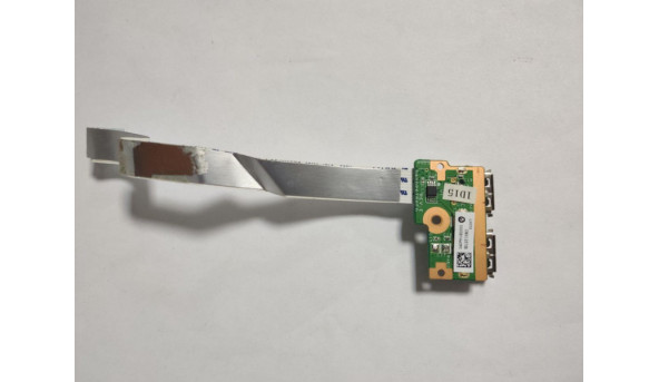 Додаткова плата, USB роз'єми, для ноутбука HP Compaq Presario CQ61, CQ71 DA00P6TB6E0, REV:E, б/в, В хорошому стані без пошкоджень - 297412