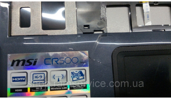 Середня частина корпуса для ноутбука MSI CR500, б/в - 297489