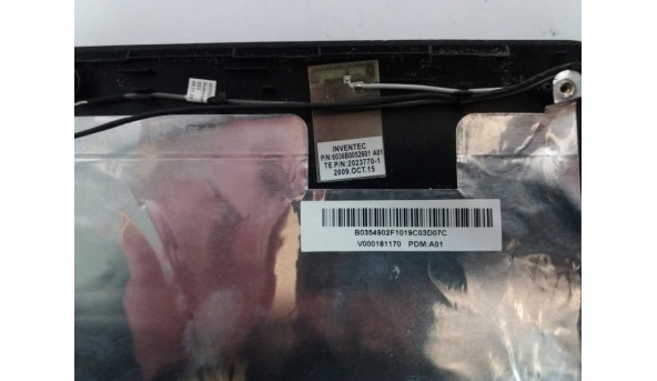 Кришка матриці корпуса для ноутбука Toshiba Satellite L500D, L500, L505, KPI32575, 15.6", V000181170, Б/В. Всі кріплення цілі, без пошкоджень. - 297490