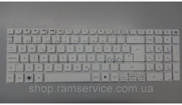 Клавіатура для ноутбука Packard Bell EasyNote TS44, P5WS0, б/в