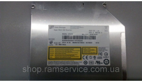 CD / DVD привод для ноутбука Packard Bell EasyNote LM81, MS2291, GT31N, б / у - 297578