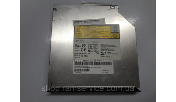 CD / DVD привод AD-7560A для ноутбука Acer TravelMate 7520, б / у - 297688