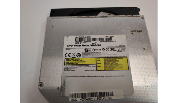 CD/DVD привід для ноутбука, SATA, Acer Aspire 5542, GSA-T50N, Б/В, в хорошому стані, без пошкоджень. - 297696
