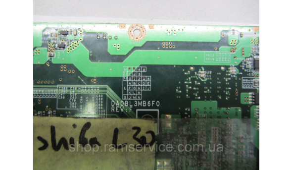 Материнская плата Toshiba Satellite L30, DA0BL3MB6F0, Rev: F, б / у - 297753