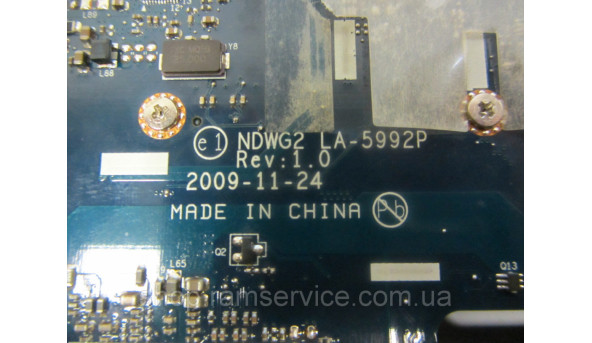 Материнська плата eMachines G630, NDWG2 LA-5992P rev:1.0, б/в - 297774