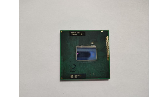 Процесор Intel Core i3-2350M, SR0DN, тактова частота 2.30 ГГц, 3 МБ кеш-пам'яті, Socket PPGA988, б/в, протестований, робочий