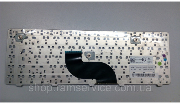 Клавіатура для ноутбука Dell Inspiron M301Z, M3012, V100803BK1, DELH-T9G7W, б/в - 297830