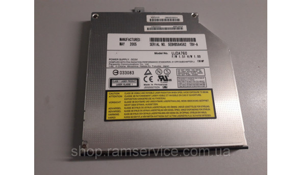 CD / DVD привод UJDA760 для ноутбука Toshiba Satellite M40X-105, б / у - 297871