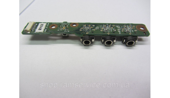 Роз’єми audio для ноутбука HP Pavilion dv5-1000, *DA0QT6AB6D0 REV:D, DAQT6AAB8D0 REV:D, б/в