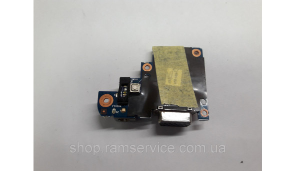 Плата VGA, роз'єм живлення для ноутбука Acer Aspire 3810T (6050A2270001) Б/В - 298023