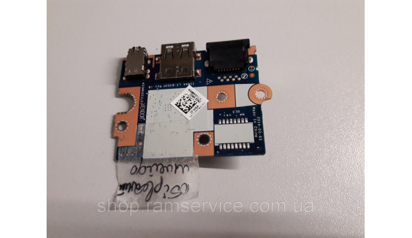 USB, Audio, Ethernet роз'єми для ноутбука Toshiba Satellite C55, LS-B303P, б/в - 298083