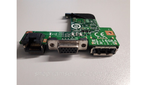LAN, VGA, e-Sata разъемы для ноутбука Medion P6512, MS-16GKA, б / у