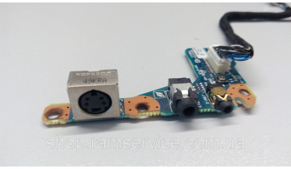 Аудіо роз'єм для ноутбука Toshiba Qosmio QG10-120, a5a001270, A001272-0, б/в