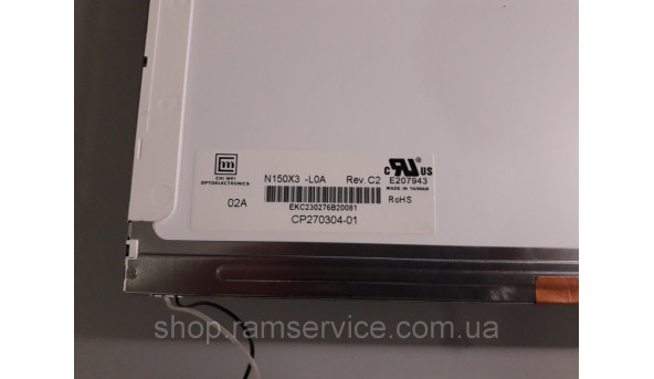 Матрица Chi Mei Optoelectronics N150X3-L0A 15.0 "CCFL 1024x768, б / у - 298141
