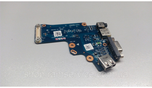 Дополнительная плата VGA AUDIO USB разъем для ноутбука Dell Latitude E6520 LS-6561P Б/У