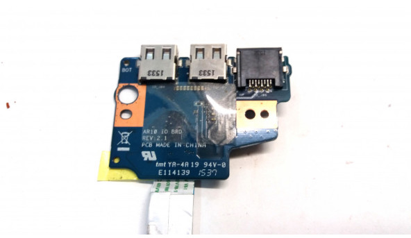 Додаткова плата USB та RJ-45 роз'ємами для ноутбука Toshiba Satellite L70, 14359419, Б/В, в хорошому стані, без пошкоджень. - 298259