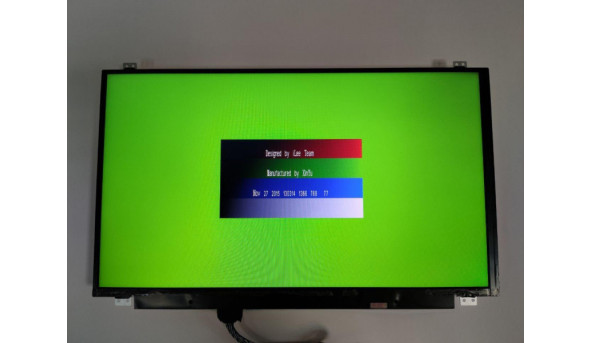 Матриця SAMSUNG, LTN156AT35-H01, 15.6'', LCD, HD 1366x768, 40-pin, Slim, б/в, Час від часу появляється горизонтальна полоска - 298285