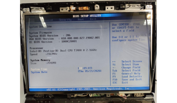 МатрицяSamsung LTN154AT01 15. 4 "LCD, б / у