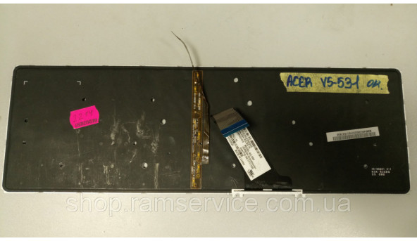 Клавиатура с подсветкой для ноутбука Acer Aspire M3-581, M5-581, V5-531, V5-551, V5-571, б / у - 298344