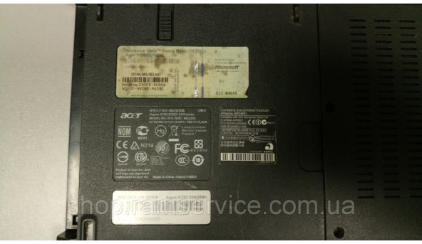Корпус для ноутбука Acer Aspire 5735, 5335, 5735Z, б/в - 298347