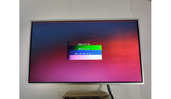 Матриця LG Display, LP173WD1 (TL)(F1), 17.3" WideScreen, LED, HD+ 1600x900, 40 pin, б/в, Є подряпини, при тестуванні проходять рухомі полоси - 298373