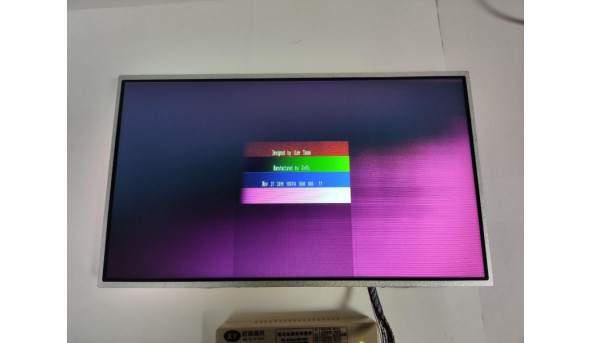 Матриця LG Display, LP173WD1 (TL)(F1), 17.3" WideScreen, LED, HD+ 1600x900, 40 pin, б/в, Є подряпини, при тестуванні проходять рухомі полоси - 298373