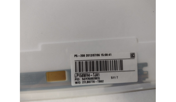Матриця LG Display, LP156WH4-TJA1, 15.6" LED, HD 1366x768, 40 pin, normal, б/в, є декілька незначних царапин та потертості - 298386