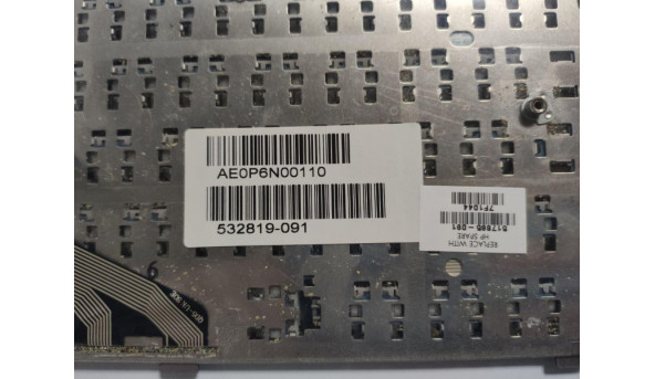 Клавіатура для ноутбука HP Compaq Presario CQ61, б/в. В хорошому стані, без пошкоджень. Клавіатура тестована, робоча. - 298397