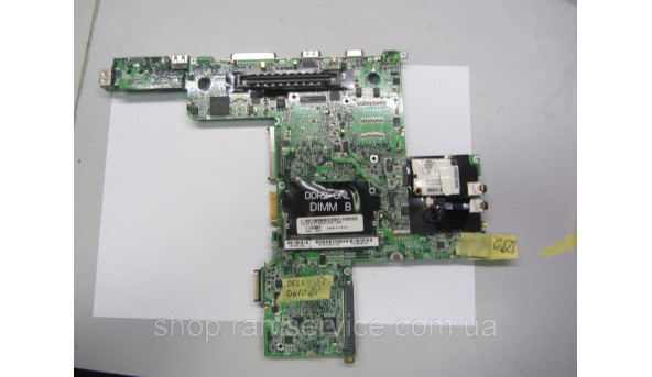 Материнская плата Dell Latitude D610, PWB H3844 REV: AOO DAO JM5MBAG9 REV: G, б / у - 298499