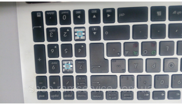 Середня частина корпуса для ноутбука Asus X501A, б/в - 298561