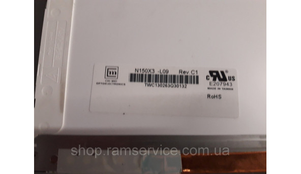 Матриця Chi Mei Optoelectronics N150X3-L09 15.0" CCFL 1024x768, б/в - 298564