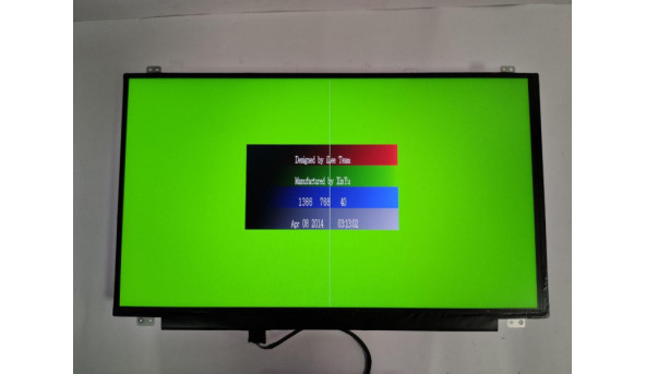 Матриця  LG Display,  LP156WH3 (TP)(T2),  15.6'', LCD,  HD 1366x768, 30-pin, Slim, б/в, Є вертикальна полоса, подряпина