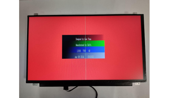 Матриця LG Display, LP156WH3 (TP)(T2), 15.6'', LCD, HD 1366x768, 30-pin, Slim, б/в, Є вертикальна полоса, подряпина - 298680