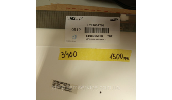 Матриця Samsung LTN160ATO1 , 16.0" LCD, б/в - 298721