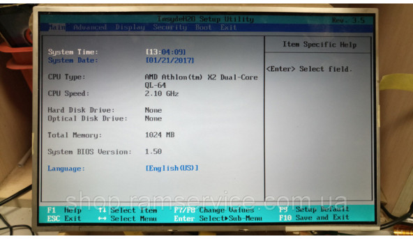 Матрица AU Optronics B154РW02 V.0 15.4 "LCD, б / у