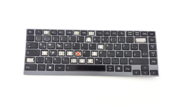 Клавіатура для ноутбука TOSHIBA SATELLITE Z930 U900 U920T U840 Б/У